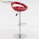  Ghế Quầy Bar Mặt Nhựa Chân Sắt Mạ Crom DPE25 