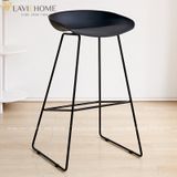  Ghế Bar Nhựa PP Chân Sắt S3021 