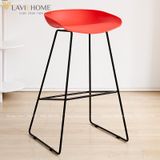  Ghế Bar Nhựa PP Chân Sắt S3021 