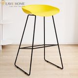  Ghế Bar Nhựa PP Chân Sắt S3021 