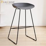  Ghế Bar Nhựa PP Chân Sắt S3021 