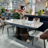  Bộ Bàn Ăn Thông Minh Mặt Đá Lazio và Ghế Caven – Phong Cách Hiện Đại, Tiện Nghi Cho Phòng Ăn 