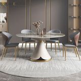  Bàn Ăn Tròn 2 Mặt Đá Xoay Melisa 