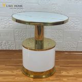  Bàn Tròn Inox Mạ Vàng DPBD1 – Sang Trọng, Hiện Đại, Tinh Tế Cho Không Gian Nội Thất 