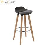  Ghế Bar Nhựa Chân Gỗ DPE03 