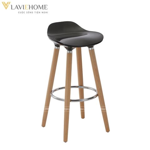  Ghế Bar Nhựa Chân Gỗ DPE03 