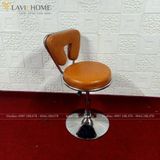  Ghế Cafe Da Tam Giác Chân Trụ Xoay DPAC03 