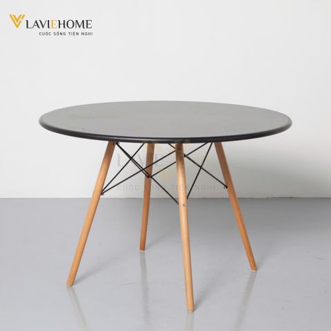  Bàn Cafe Đôn 4 Chân Mặt Gỗ DPB001 