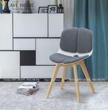  Ghế Nhựa Bọc Vải Chân Gỗ DPA34 