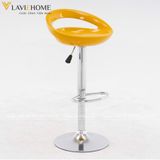  Ghế Quầy Bar Mặt Nhựa Chân Sắt Mạ Crom DPE25 