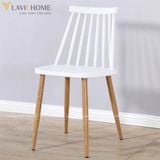  Ghế Nhựa PP Chân Sắt Giả Gỗ S3044 – Đơn Giản & Hiện Đại 