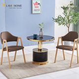  Bàn Tròn Inox Mạ Vàng DPBD1 – Sang Trọng, Hiện Đại, Tinh Tế Cho Không Gian Nội Thất 