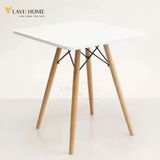  Bàn Cafe Vuông 4 Chân Sắt – Thiết Kế Tinh Tế, Hiện Đại, Phù Hợp Mọi Không Gian 