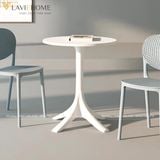  Bàn Cafe Nhựa S3055 – Thiết Kế Nhỏ Gọn, Hiện Đại, Phù Hợp Mọi Không Gian 