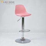  Ghế Bar Xoay Chân Mạ Lưng Nhựa DPE07 