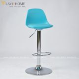  Ghế Bar Xoay Chân Mạ Lưng Nhựa DPE07 