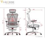  Ghế Công Thái Học Sihoo M57 Có Gác Chân 