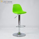  Ghế Bar Xoay Chân Mạ Lưng Nhựa DPE07 