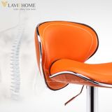  Ghế Bar Nệm Da Trụ Xoay DPE17 