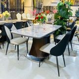  Bộ Bàn Ăn Thông Minh Mặt Đá Lazio và Ghế Caven – Phong Cách Hiện Đại, Tiện Nghi Cho Phòng Ăn 