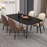  Bộ Bàn Ăn Mặt Đá Hebe + Ghế Ăn Monet 