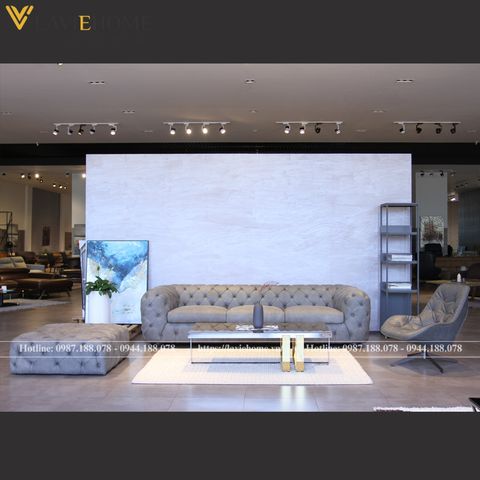 Sofa Da Italia Lord 1086 - Sang Trọng, Tinh Tế Cho Không Gian Sống Đẳng Cấp 