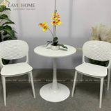  Bàn Tròn Tulip Mặt Nhựa DPB9A 