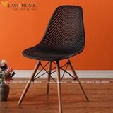  Ghế Nhựa Lỗ Chân Gỗ DPAA09 - Sự Lựa Chọn Thoải Mái và Thẩm Mỹ Cho Không Gian 