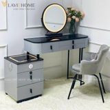  Bàn Trang Điểm AKBP012 – Hiện Đại, Tiện Ích Với Loa Sạc Cảm Ứng Và Sạc Không Dây 
