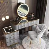  Bàn Trang Điểm AKBP017 – Sang Trọng, Hiện Đại Với Loa Và Sạc Không Dây 