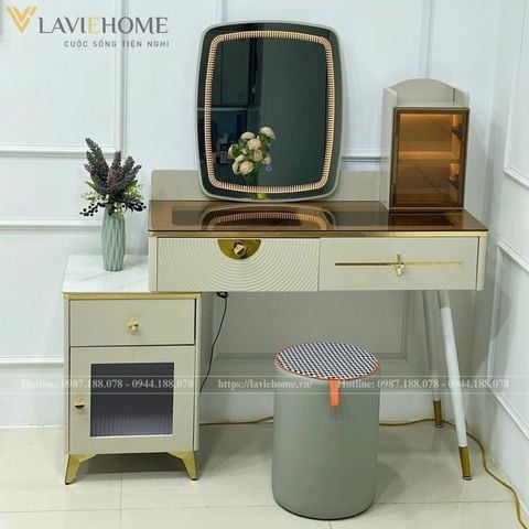  Bàn Trang Điểm AKA533 – Thiết Kế Tinh Tế và Tiện Dụng Cho Phòng Ngủ Hiện Đại 