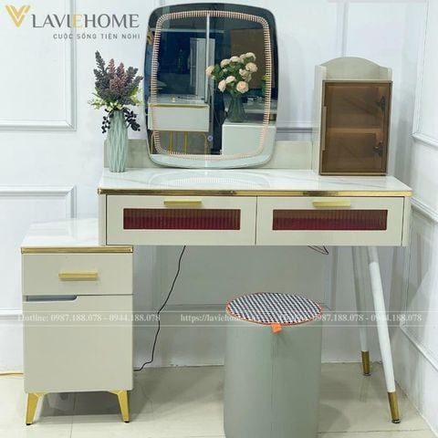  Bàn Trang Điểm AKA535 – Kiểu Dáng Hiện Đại và Tinh Tế Cho Phòng Ngủ 