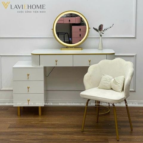  Bàn Trang Điểm AKBP002 – Sự Kết Hợp Giữa Tiện Ích và Thẩm Mỹ Cho Phòng Ngủ 