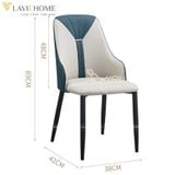  Ghế Ăn Bọc Da Cao Cấp Caven 