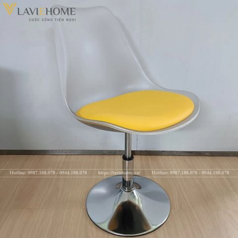  Ghế Mặt Nệm Lưng Nhựa Chân Xoay Cố Định Nâng Hạ DPA05H 