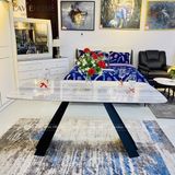  Bộ Bàn Ăn Mặt Đá Lana + Ghế Royal – Sang Trọng & Tinh Tế 