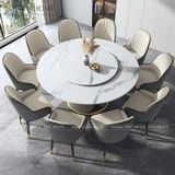  Bàn Ăn Tròn 2 Mặt Đá Xoay Melisa 