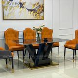  Bàn Ăn Mặt Đá LV – Sang Trọng Và Đẳng Cấp 