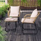  Bộ Bàn Ghế Ban Công CB395245 - Thiết Kế Tinh Tế, Bền Bỉ Cho Không Gian Ngoài Trời 