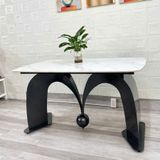  Bàn Ăn Mặt Đá Cao Cấp Milano DPBA28 – Thiết Kế Chân Bán Nguyệt Ấn Tượng, Nâng Tầm Không Gian Sống 
