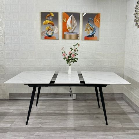 Bàn ăn cao cấp mở rộng 2 đầu tiện dụng