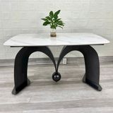  Bàn Ăn Mặt Đá Cao Cấp Milano DPBA28 – Thiết Kế Chân Bán Nguyệt Ấn Tượng, Nâng Tầm Không Gian Sống 