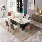  Bàn Ăn Mặt Đá Ganna ACC0041 – Sang Trọng, Đẳng Cấp, Phù Hợp Mọi Không Gian 