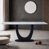  Bàn Ăn Mặt Đá Cao Cấp V-Line 