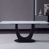  Bàn Ăn Mặt Đá Cao Cấp V-Line 