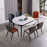  Bàn Ăn Xoay Thông Minh Christopher – Mặt Đá Tròn Kết Hợp Bếp Từ 