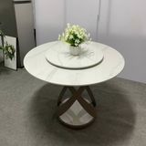  Bàn Ăn Tròn Xoay 2 Mặt Đá Pandora 