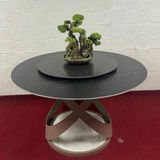  Bàn Ăn Tròn Xoay 2 Mặt Đá Pandora 