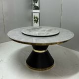  Bàn Ăn Tròn Xoay 2 Mặt Đá Kashei – Vẻ Đẹp Sang Trọng Cho Không Gian Bếp 