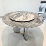  Bộ Bàn Ăn Mặt Đá Plutonium + Ghế Gladiator - Sự Kết Hợp Hoàn Hảo Của Sang Trọng Và Tiện Nghi 